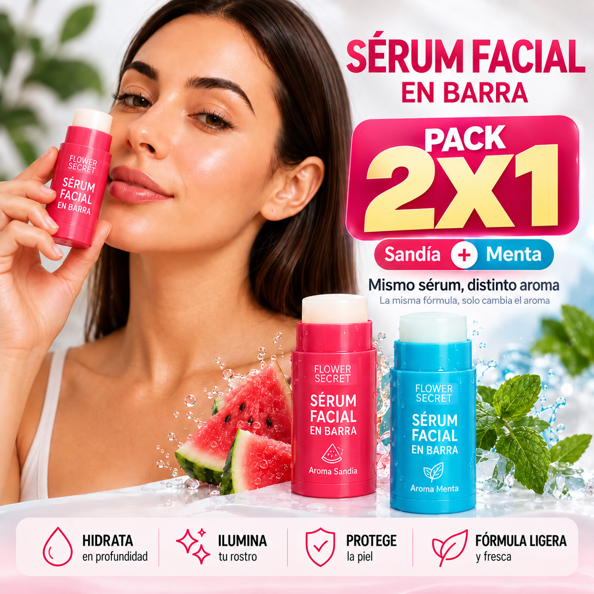 LLEVA 2 PAGA 1 Serum Antiedad en Barra – Hidrata, ilumina y revitaliza tu rostro