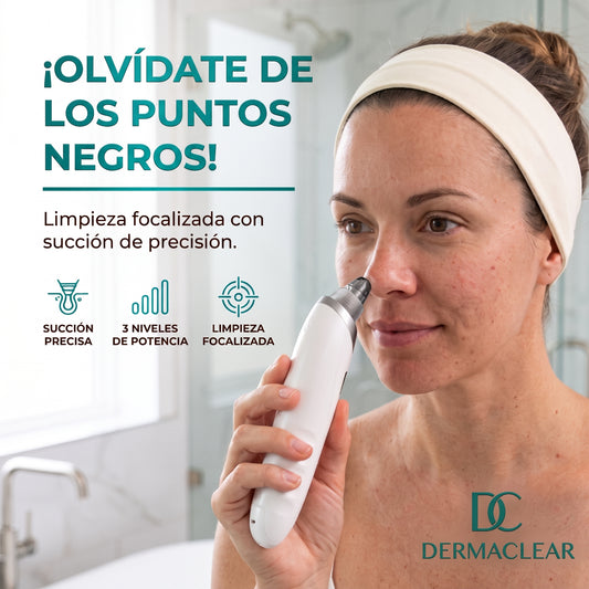 DERMACLEAR® LIMPIADOR FACIAL LIMPIEZA PROFUNDA DE POROS Y PUNTOS NEGROS.