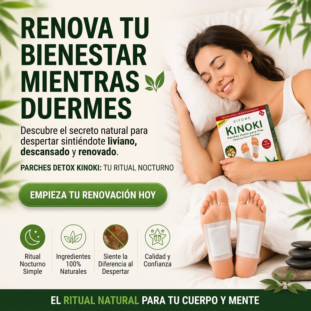Parches Kinokis desintoxicantes